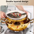 thumbnail image 2 of Steamer For Cooking, Stainless Steel Steamer Pot Food Steamer 11 Inch Steam Pots With Lid 2 Tier Kitcken Cooking Tool For Cooking Vegetables Seafood S, 2 of 5