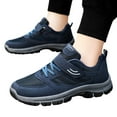 thumbnail image 2 of KELINFONG Comfortable Walking Shoes for Men Non Slip Casual Sneakers for Elderly Strap Closure, 2 of 7
