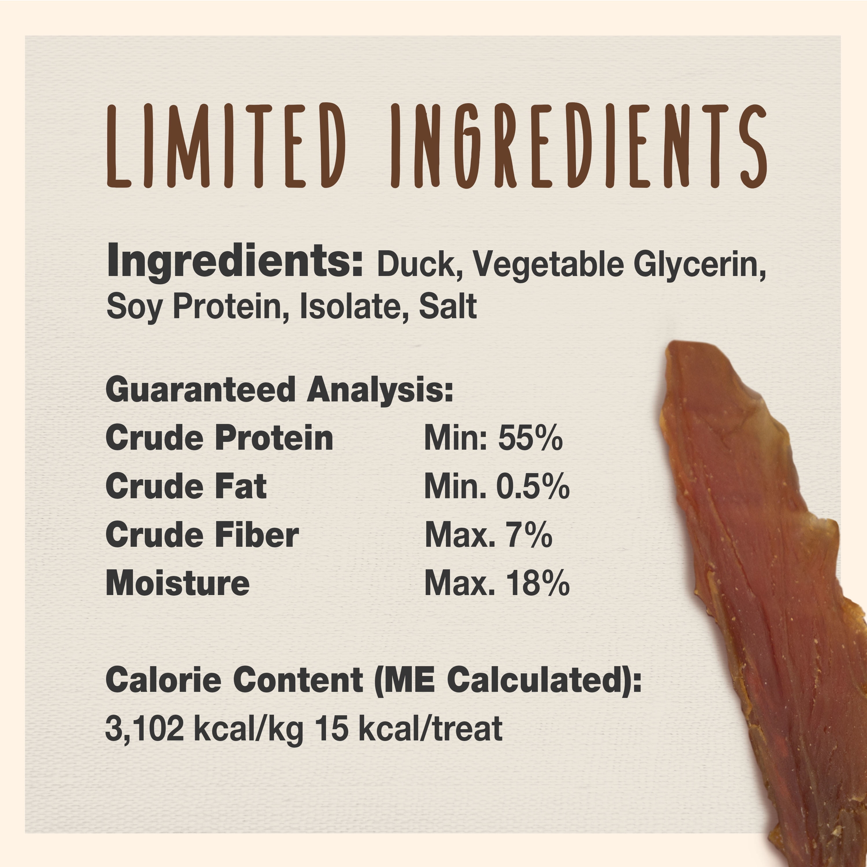 cadet Duck Breast Dog Jerky Treats