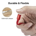 thumbnail image 2 of Cable de carga múltiple Kurzes 3A, 35cm 4 en 1 Cable USB incorporado de nailon con 2*iP Micro USB tipo C para teléfonos 12 11 Xs Xr X 8 7 6, Android Galaxy S21 S10 S7 A5 J5, Huawei, Kindle, Nokia, LG, 2 of 6