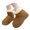 Brown, variant on Platform Mini Boots Ankle Boot Lined Winter Boot For Women Platform Slip Boots Outdoor Chestnut