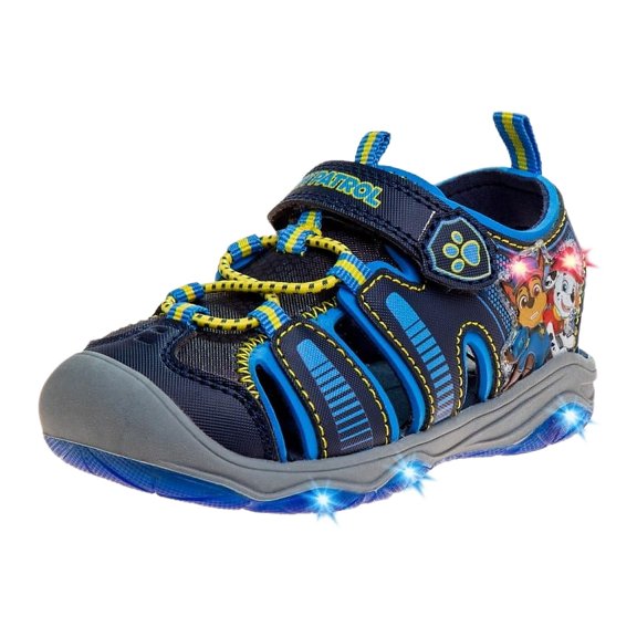 Nickelodeon Paw Patrol Hook & Loop Boys Toddler Closed Toe Sport Sandals - Navy/Blue, 9