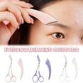 thumbnail image 4 of Lady Eye Brow Trimmer For Beginner With Eyebrow Comb 3PCS Eyebrow Scissors Set, 4 of 8