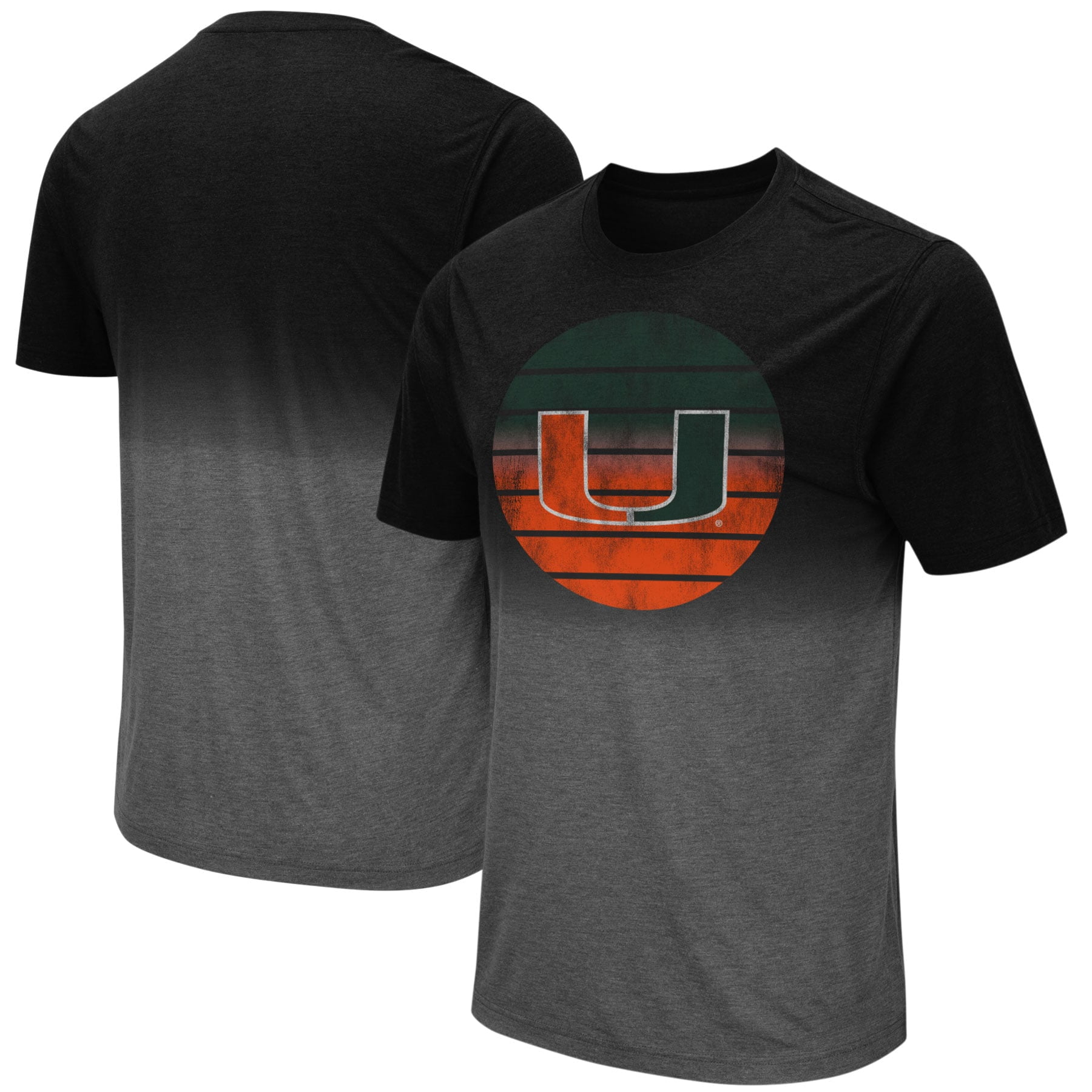 Miami Hurricanes Orange Buzzer Beater T Shirt by Colosseum 