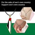 thumbnail image 4 of Palestine Flag Maps Necklace Pendants with 50cm Chain Palestinian, 4 of 5