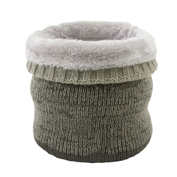 Black· Friday Clearance under 10 Winter Scarf for Women Unisex Color Neck Warmer Fleece Knitted Scarves Warmer Scarf Shawl & Warps