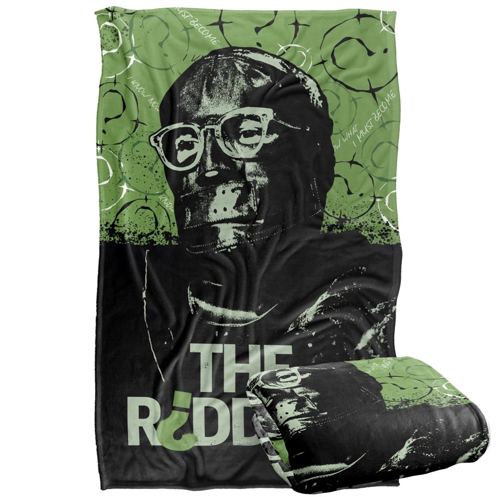 The Batman (2022) Blanket, The Riddler Silky Touch Super Soft Throw