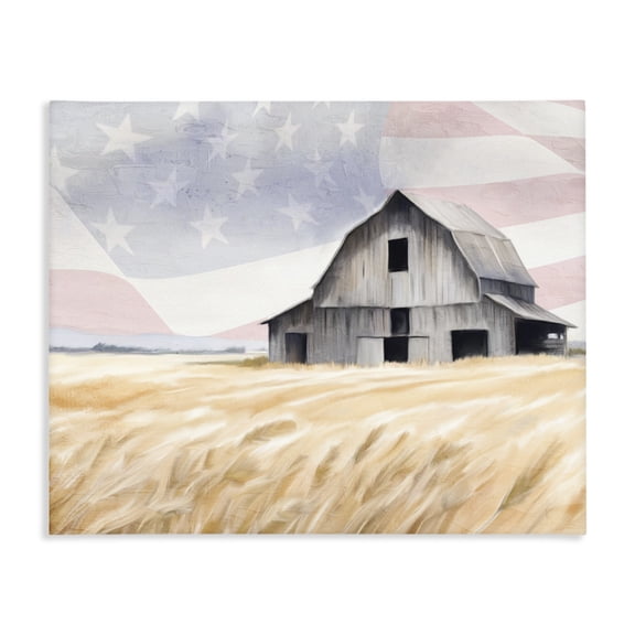 Stupell Industries Traditional Amber Waves of Farmland Canvas Art, 20 x 16, by Kim Allen