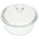thumbnail image 5 of Cacerola redonda de vidrio con tapa, juego de ollas de vidrio transparente para horno y estufa, utensilios para hornear de vidrio de borosilicato, olla de vidrio con tapa, 5 of 8