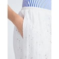 thumbnail image 5 of Free Assembly Women's Cotton Eyelet Coverup Pants, Sizes XXS-XXL, 5 of 6