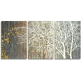 thumbnail image 3 of FCCUYE Brown Canvas Wall Art - Tree Couples Paintings with Gold Foil - 3 Panels Abstract Forest Pictures for Farmhouse Bedroom Bathroom Living Room Decor, 3 of 5