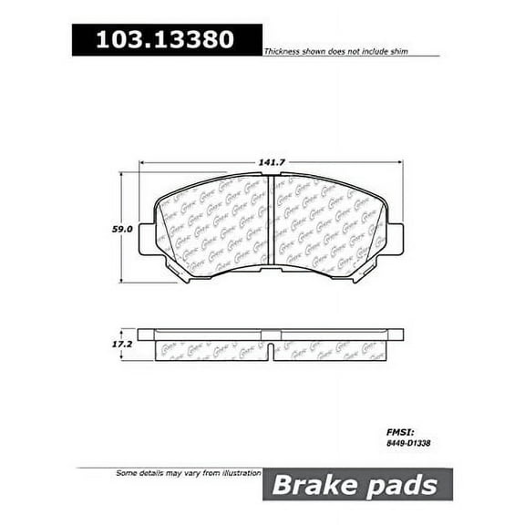 Centric Parts - Ceramic Pads