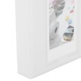 thumbnail image 2 of Album photo portable 64 pochettes en cuir PU de 7,6 cm, classeur pour cartes, format mini 12, 11 et 9, blanc, 2 of 4