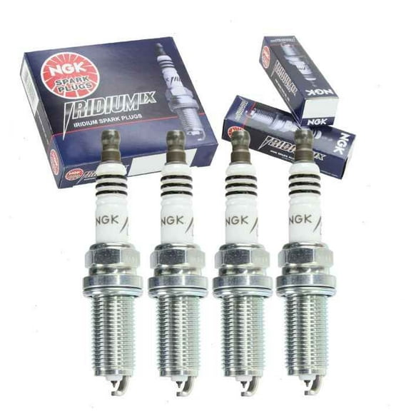 4 pc NGK Iridium IX Spark Plugs compatible with Hyundai Santa Fe 2.4L L4 2010-2012