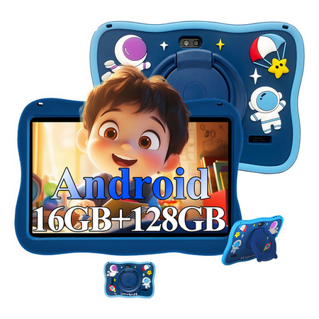 7 inch Kids Tablet, 16GB+128GB, Android 13, Wi-Fi,Parental controls