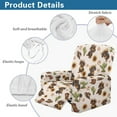 thumbnail image 6 of Renewold Western Cowboy Dachshund Sofa Recliner Cover Soft Breathable Cover for Recliner Chair 4 Pieces Non-Slip Lazy Boy Chair Slipcover with Elastic Straps and Side Pocket, 6 of 8