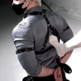 thumbnail image 2 of RXMEKW Adjustable Suspenders for Men with Clip-On Straps, 3.5-Inch Wide Polyester Strap, Black, 2 of 4