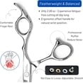 thumbnail image 4 of 6.5" Professional Hair Scissors, Japanese Stainless Steel Razor Edge Shears, Adjustable Tension Screw, for Home & Salon Use, 4 of 7