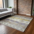 thumbnail image 6 of Addison Rugs Mayfield Washable Transitional Tribal, Diamond Purple Rectangle Rug, 2'6" x 3'10", 6 of 6