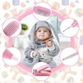 thumbnail image 3 of 8pcs Baby Grooming Kit, Newborn Baby Care Accessories With Zipper Box, Baby Hair Nail Thermometer Care Set, Baby Healthcare Set For Newborn Infant, To, 3 of 5