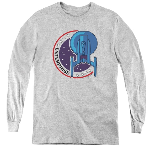 Star Trek - Enterprise Patch - Youth Long Sleeve Shirt - Medium