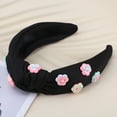 thumbnail image 6 of Unique Bargains 1 Pc Vintage Floral Headbands for Women Black, 6 of 6