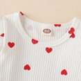 thumbnail image 5 of Cdudpw Baby Girl Clothes Fall Winter Outfits Newborn Girls Long Sleeve Ruffle Romper,Infant Coming Home Outfit Snap Closures Clothing Headband(Z118-White), 5 of 5