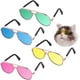 thumbnail image 1 of 4 pares de gafas de sol con forma de gato, protección UV, gafas de sol clásicas retro para perros pequeños para fiestas de disfraces ER, 1 of 5