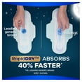thumbnail image 5 of Always Ultra Thin Overnight Pads with Wings, Unscented, Size 4, 38 Ct, 5 of 13