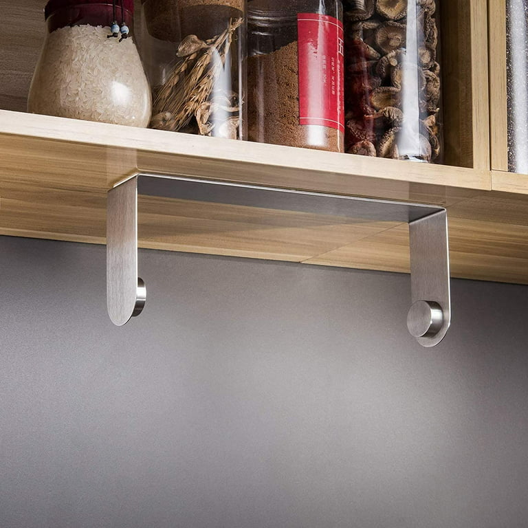 YIGII Adhesive Paper Towel Holder Under Cabinet - Stainless Steel
