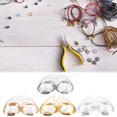 thumbnail image 4 of Miangastore Connecting Rings Metal 4Pcs 0.2x2.4In, 4 of 8