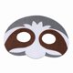 thumbnail image 5 of Máscara de fieltro de animal, linda máscara facial para cosplay, disfraz de Halloween, para eventos, fiestas, bailes de graduación Pequeño mapache, 5 of 8