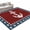 Red, variant on Area Rugs 2.7'x5', Nautical Anchor Carpet Runner Indoor Outdoor Rugs Home Decor Aesthetic, Red Navy Blue Coastal Stars Ocean Non Slip Mats Washable Accent Rug for Living Room Bedroom