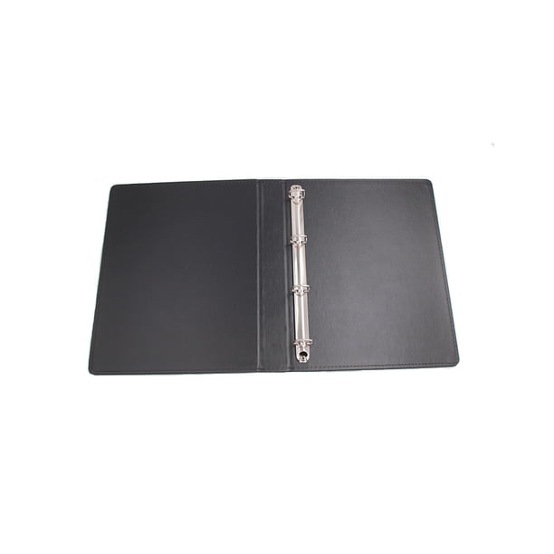 Bewildely Álbum de hojas sueltas de cuero, libro de colección de monedas, libros de protección de fotos, álbumes de dinero en papel en blanco para 9 Almacenamiento y organización del hogar Negro Bewildely HA073826-04