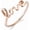 Rose gold plated sterling-silver, variant on Sterling Silver Simple Love Script Ring Thin Band Promise Ring