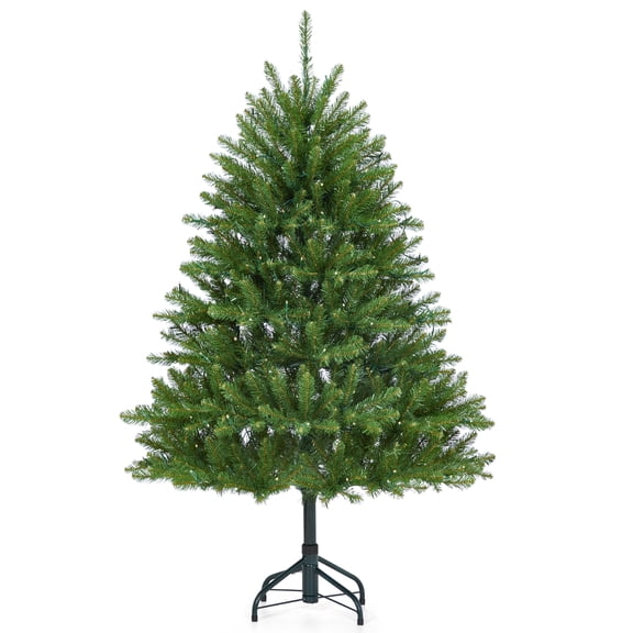 6 ft Pre-Lit Artificial Christmas Tree, Green, DunhilllFir, Includes Stand