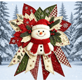 thumbnail image 6 of DIY Quilted Snowman Door Decor Making Kit, Fabric Patchwork Holiday Wreath Craft Set, Hand‑Sew Wall Hanging Ornament for Christmas Home Decoration, 6 of 8