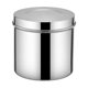 thumbnail image 1 of Tarro de almacenamiento de alimentos sellado de acero inoxidable 304, contenedor portátil para granos de té y café, fácil para viajar al aire libre y acampar-12cm, 1 of 5