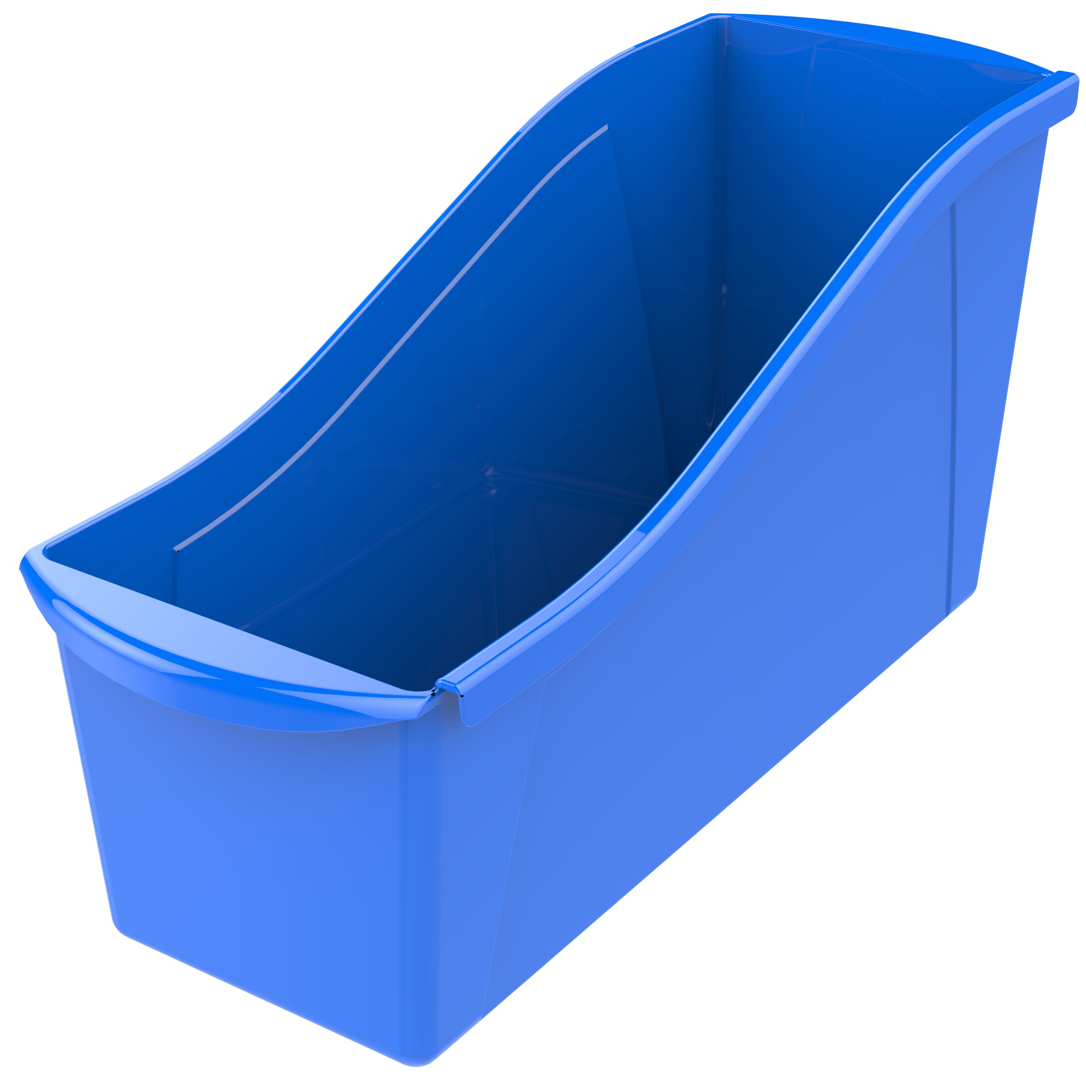 Plastic storage bin 500x310x200 mm, 28L blue