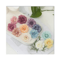 thumbnail image 3 of 50 Cabezas Flores Rosa Artificial Decoración Boda Fiesta 5cm MORADO, 3 of 4