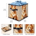 thumbnail image 3 of Pixel Dog Collapsible Storage Cubes, Cube Organizer Bins with Handle, 10.8"x10.5"x10.6", Large Capacity, 3 of 6