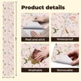 thumbnail image 5 of Peel and Stick Wallpaper 17.7in x 9.8ft Graceful Hummingbirds Cherry Blossoms Pink Elegant Floral Contact Paper Vinyl Self-Adhesive Removable Wall Paper for Bedroom DIY Home Decor Renter Friendly, 5 of 8