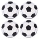 thumbnail image 1 of KAKOWELY 4 tiradores de puerta de goma con forma de balón de fútbol, de plástico, sencillos, modernos, para cajón, prácticos, con clavos para habitación infantil., 1 of 5