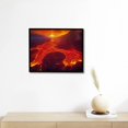 thumbnail image 4 of Nawypu Active Volcano Natural Scenery Volcano Eruption Magma Flow Poster (9) Wall Art Poster Scroll Canvas Painting Picture Living Room Decor Home Framed, 4 of 4