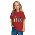 thumbnail image 6 of ZACPNCV Little Boys 4th of July T-Shirt Flag Tees Kids Toddler Short Sleeve Tee Shirts Red 3-4 Years, 6 of 9