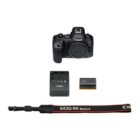 Canon - EOS R6 Mark II Mirrorless Camera (Body Only) with Stop Motion Animation Firmware - Black