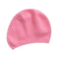 thumbnail image 3 of Gorro de natación unisex, gorro de baño, gorro de ducha, gorro de ducha para cabello rizado corto, mediano y largo Rosa, 3 of 9