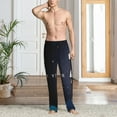 thumbnail image 2 of Rocae 2025 Happy New Year 2 Mens Pajama Pants Pj Pants Mens Lounge Pants-Small, 2 of 6