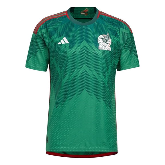 adidas Mexico 22 Home Authentic Jersey Men's, Green, Size M