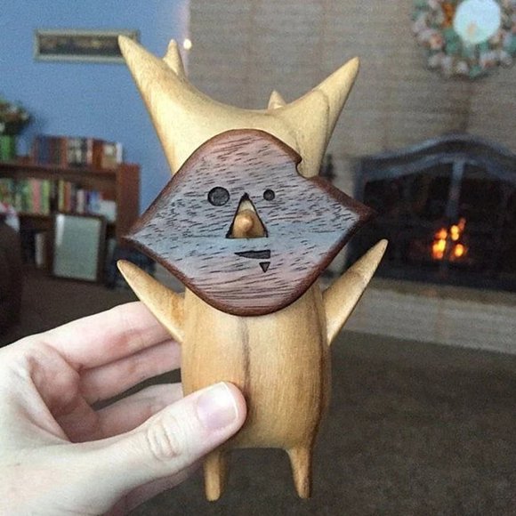 Wooden Korok Statue Handicraft Decoration Game Lovers Zelda Breath of The Wild